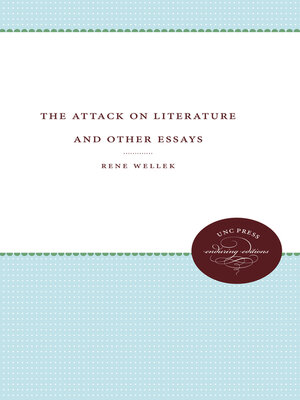 cover image of The Attack on Literature and Other Essays
